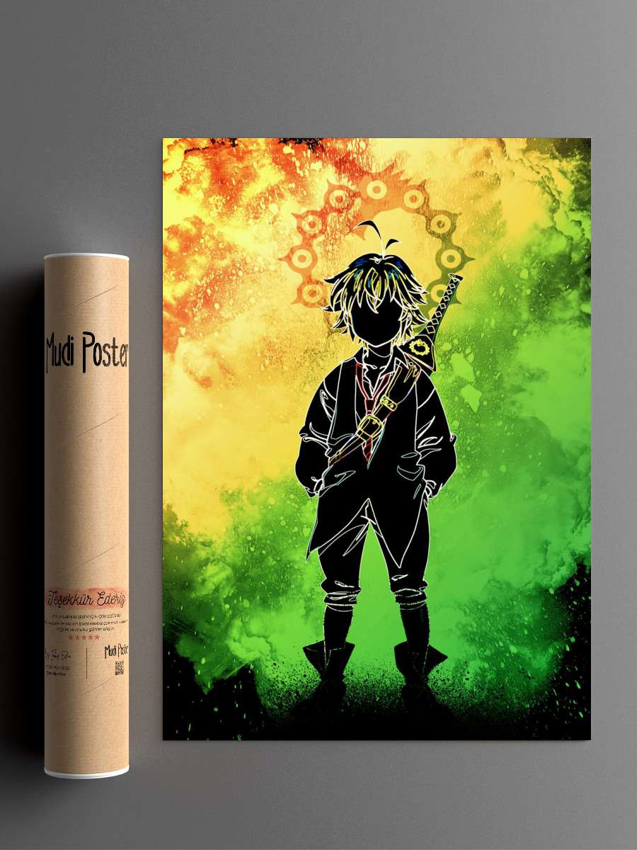 Soul of the Sin of Wrath Anime Poster Çerçevesiz Yüksek Kalite Anime Duvar Poster