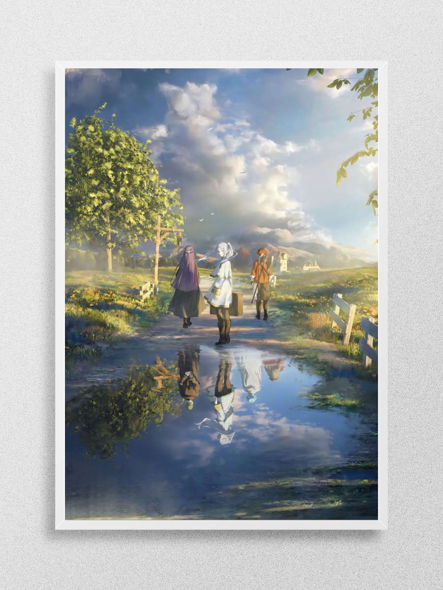 Sousou No Frieren Anime Poster Çerçevesiz Yüksek Kalite Anime Duvar Poster