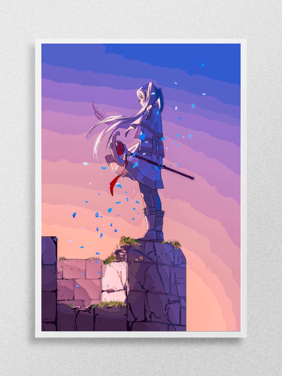 Sousou No Frieren Anime Poster Çerçevesiz Yüksek Kalite Anime Duvar Poster