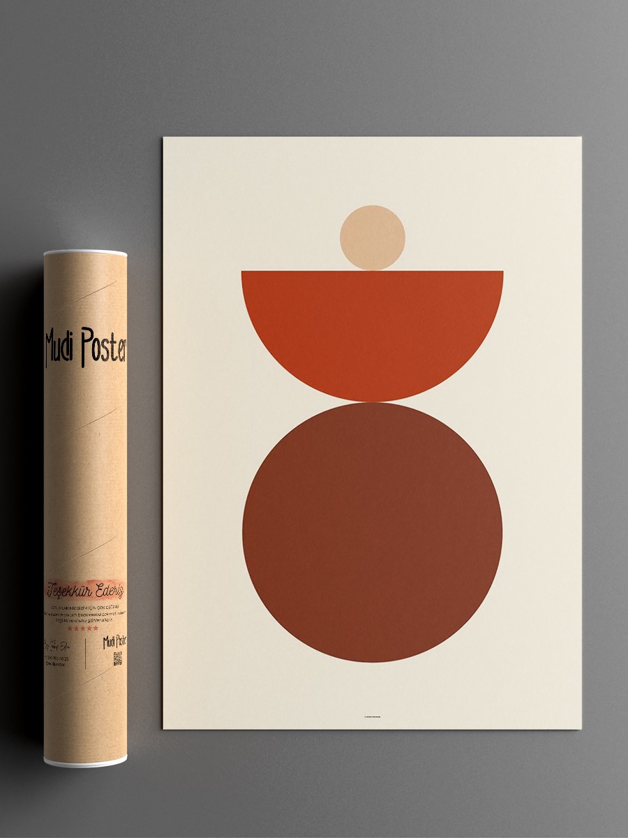 Soyut Abstract Poster Geometrik Duvar Tablosu Çerçevesiz Poster Salon, Mutfak Ve Ofis Duvar Dekoru