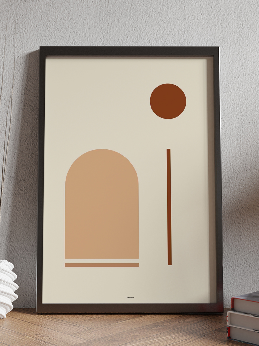 Soyut Abstract Poster Geometrik Duvar Tablosu Çerçevesiz Poster Salon, Mutfak Ve Ofis Duvar Dekoru