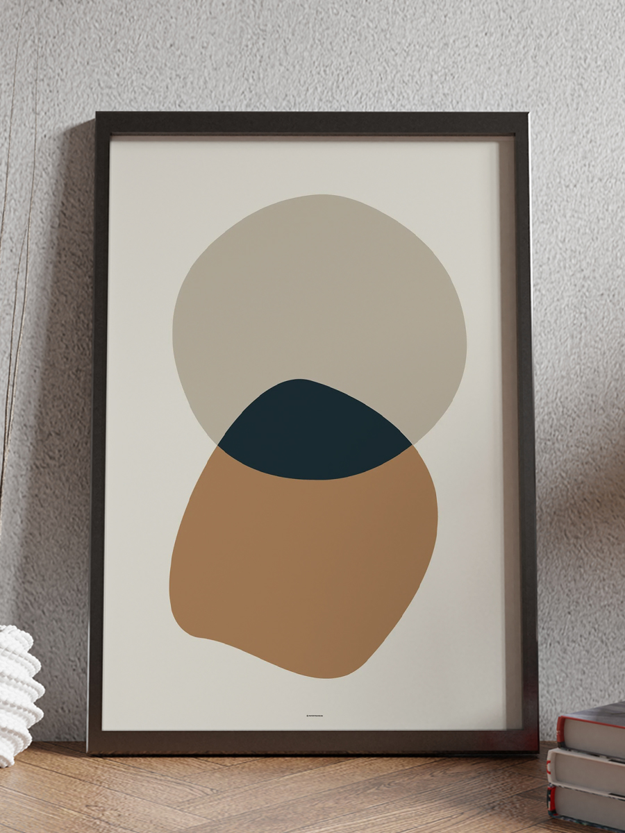 Soyut Abstract Poster Geometrik Duvar Tablosu Çerçevesiz Poster Salon, Mutfak Ve Ofis Duvar Dekoru