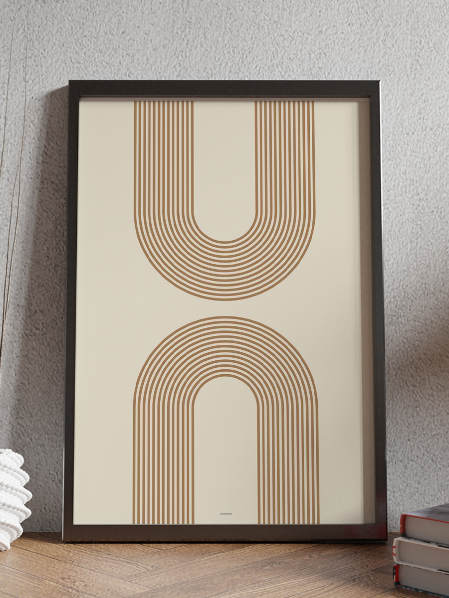 Soyut Abstract Poster Geometrik Duvar Tablosu Çerçevesiz Poster Salon, Mutfak Ve Ofis Duvar Dekoru