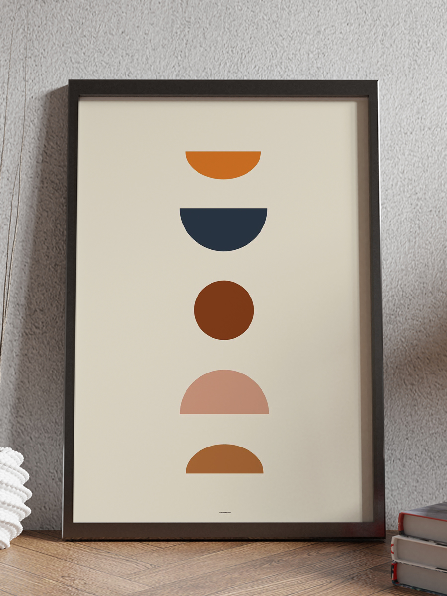 Soyut Abstract Poster Geometrik Duvar Tablosu Çerçevesiz Poster Salon, Mutfak Ve Ofis Duvar Dekoru