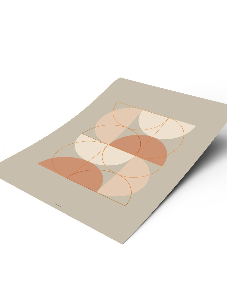Soyut Abstract Poster Geometrik Duvar Tablosu Çerçevesiz Poster Salon, Mutfak Ve Ofis Duvar Dekoru