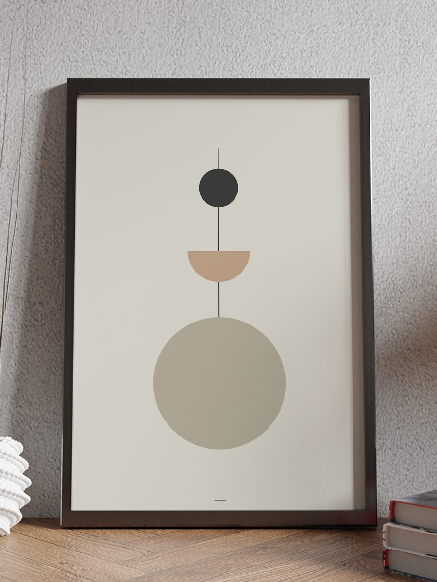 Soyut Abstract Poster Geometrik Duvar Tablosu Çerçevesiz Poster Salon, Mutfak Ve Ofis Duvar Dekoru