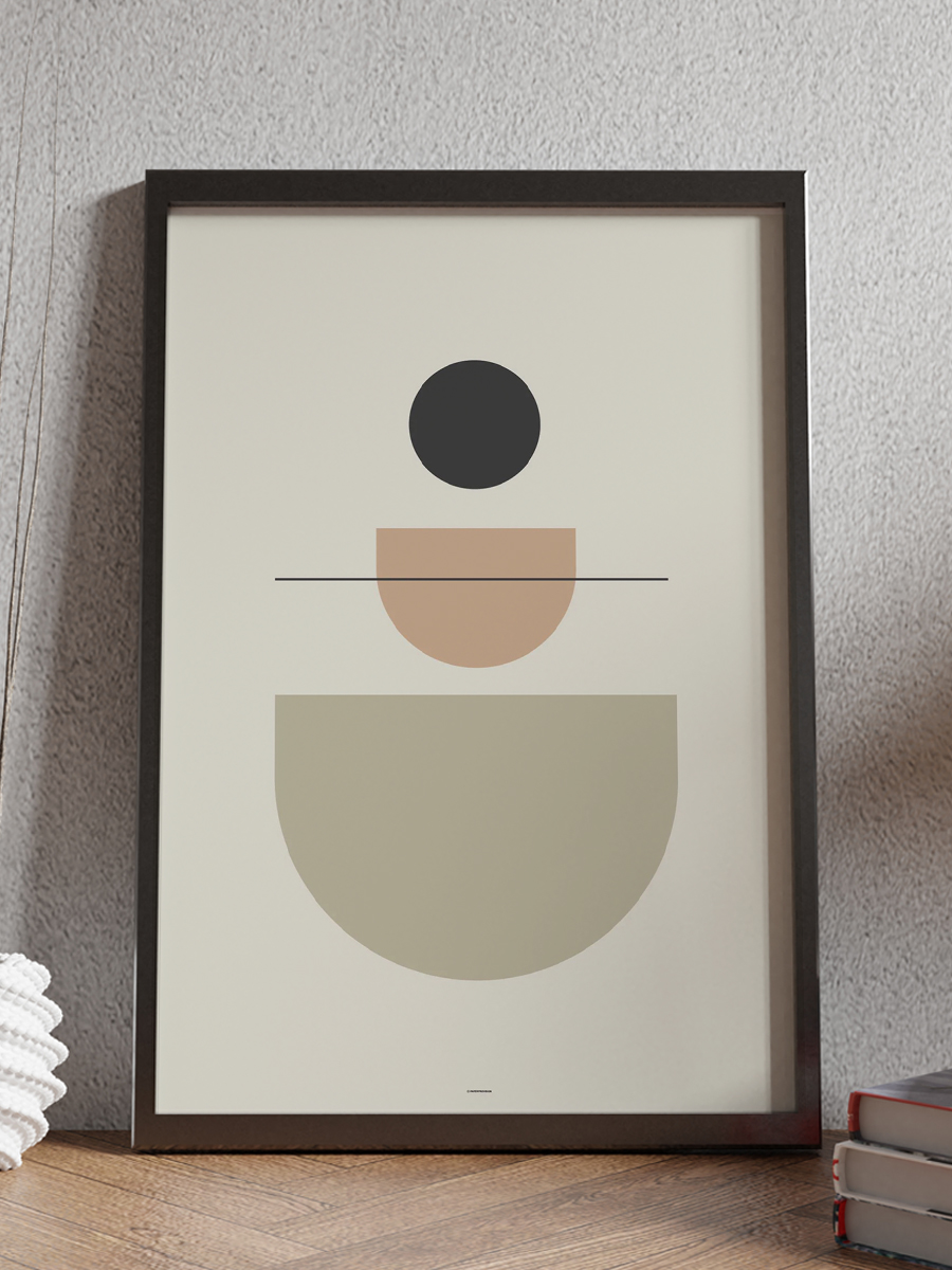 Soyut Abstract Poster Geometrik Duvar Tablosu Çerçevesiz Poster Salon, Mutfak Ve Ofis Duvar Dekoru