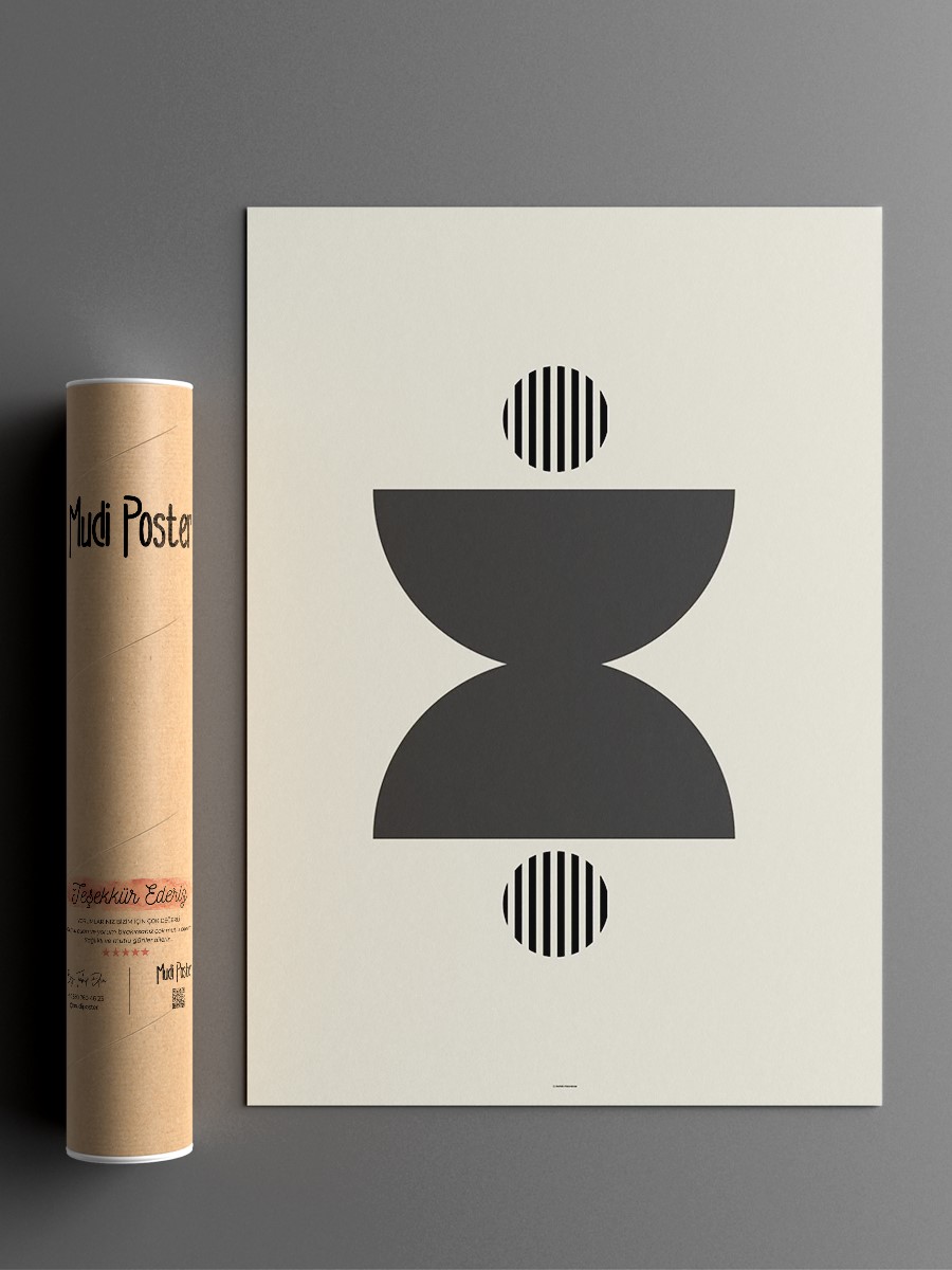Soyut Abstract Poster Geometrik Duvar Tablosu Çerçevesiz Poster Salon, Mutfak Ve Ofis Duvar Dekoru