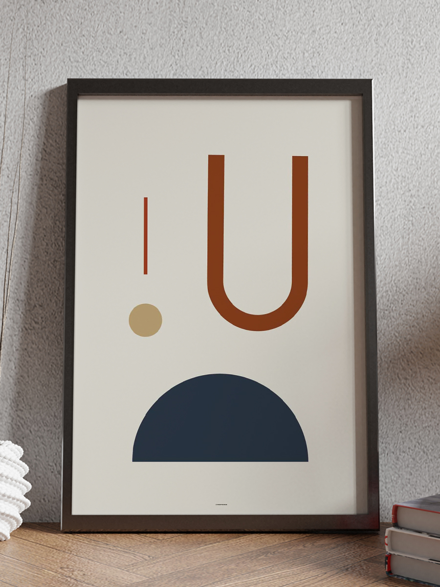 Soyut Abstract Poster Geometrik Duvar Tablosu Çerçevesiz Poster Salon, Mutfak Ve Ofis Duvar Dekoru