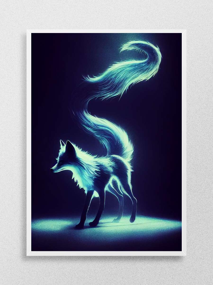 Spectral Fox II Anime Poster Çerçevesiz Yüksek Kalite Anime Duvar Poster