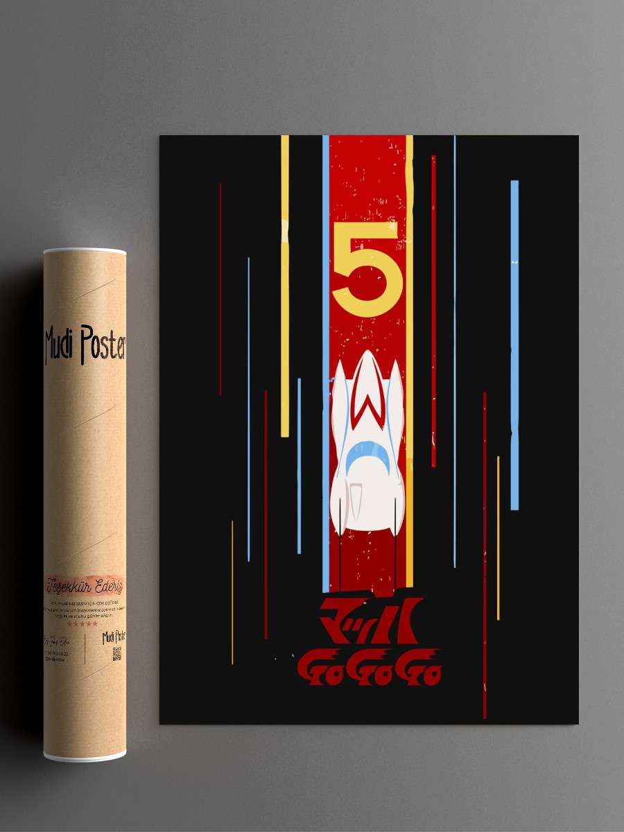 Speed Racer Anime Poster Çerçevesiz Yüksek Kalite Anime Duvar Poster