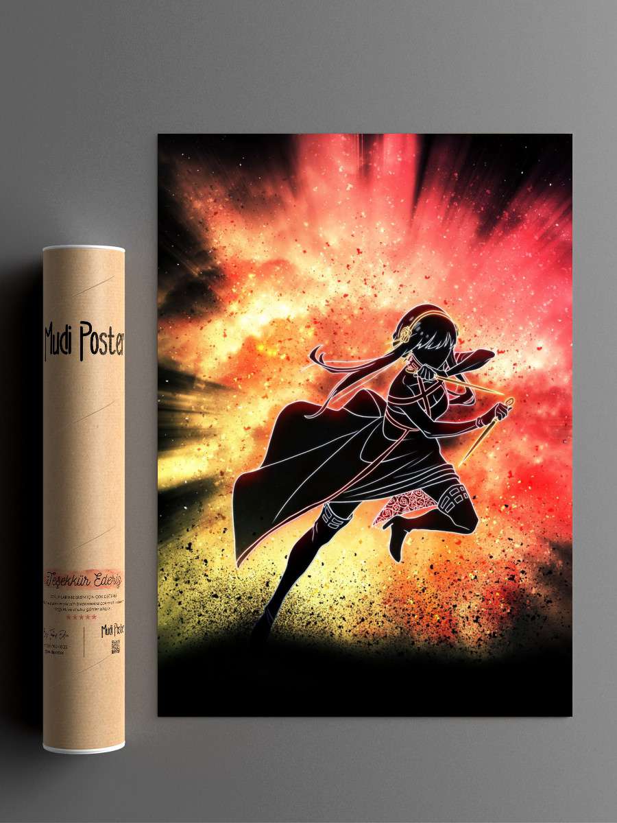 Spirit of yor Anime Poster Çerçevesiz Yüksek Kalite Anime Duvar Poster