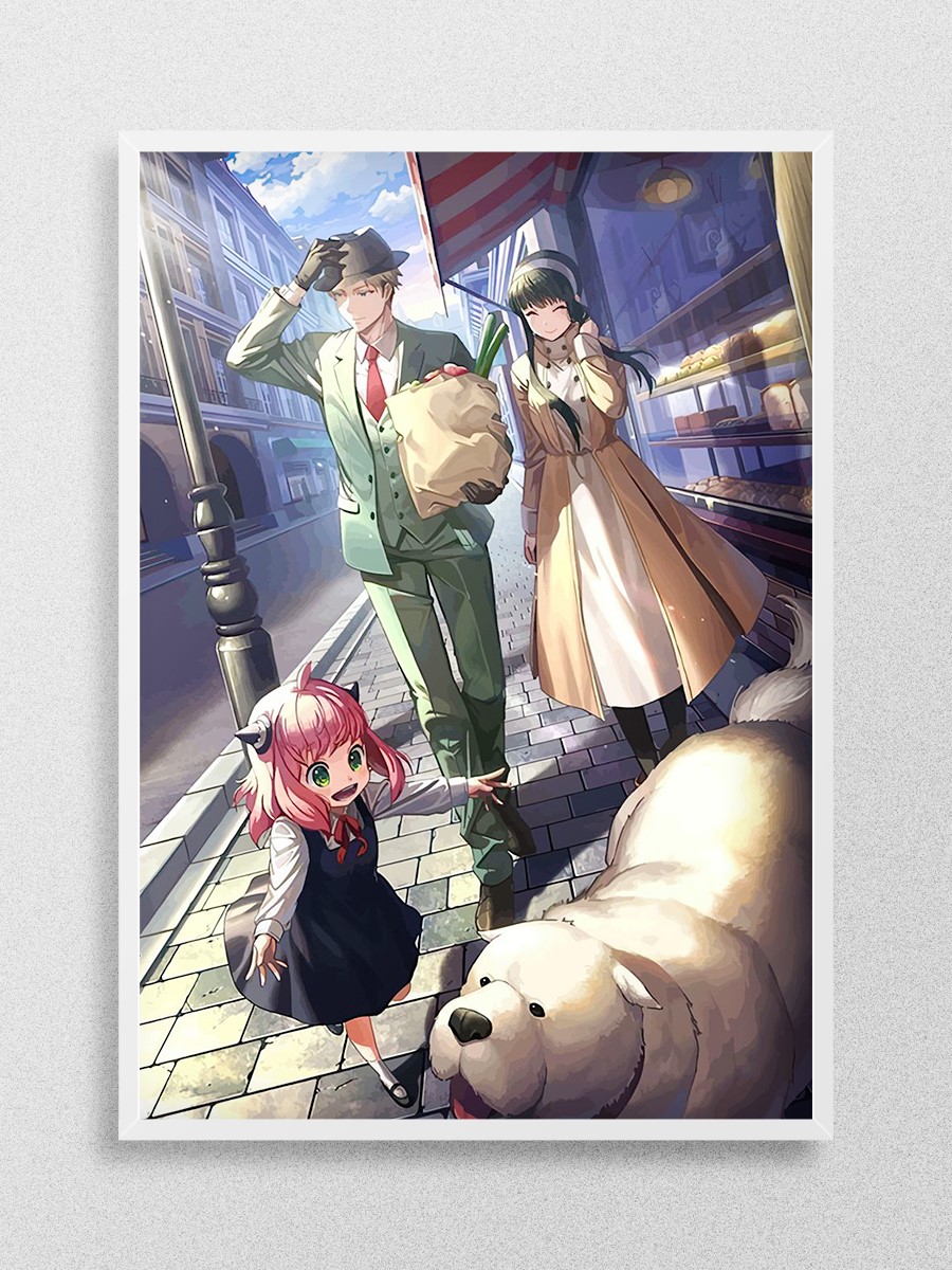Spy X Family Anime Anime Poster Çerçevesiz Yüksek Kalite Anime Duvar Poster