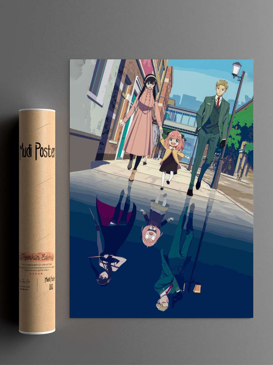 Spy X Family Anime Anime Poster Çerçevesiz Yüksek Kalite Anime Duvar Poster