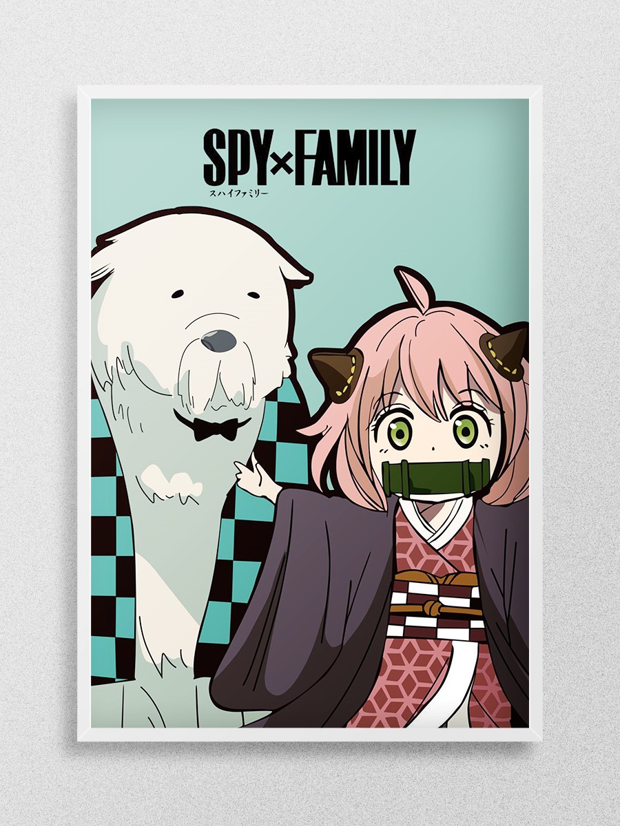 Spy X Family Anya Forger Poster, Çerçevesiz Tv Film Poster