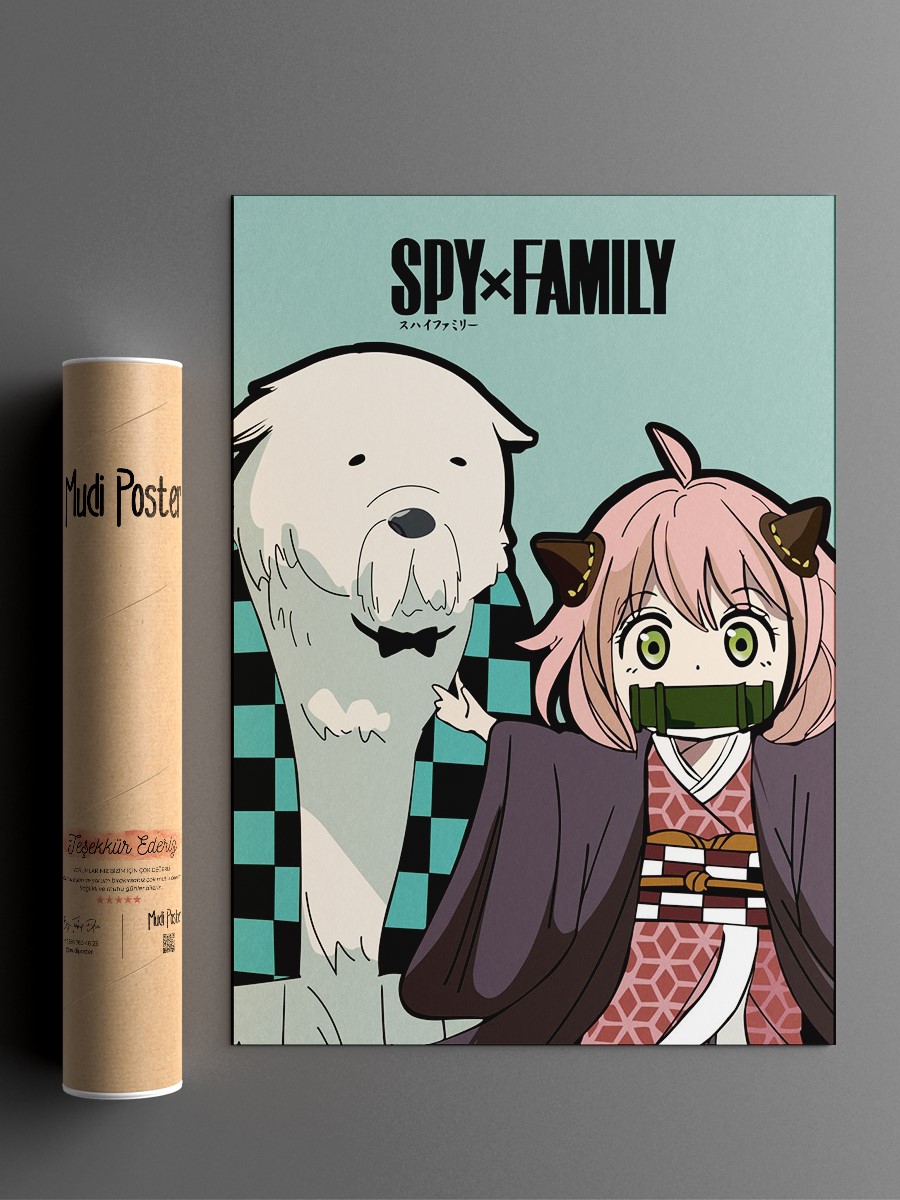 Spy X Family Anya Forger Poster, Çerçevesiz Tv Film Poster