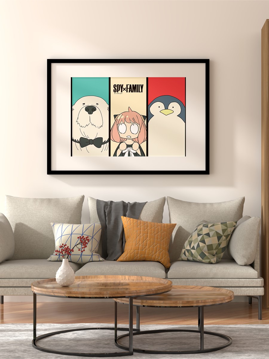 Spy X Family Anya Forger Anime Poster Çerçevesiz Yüksek Kalite Anime Duvar Poster