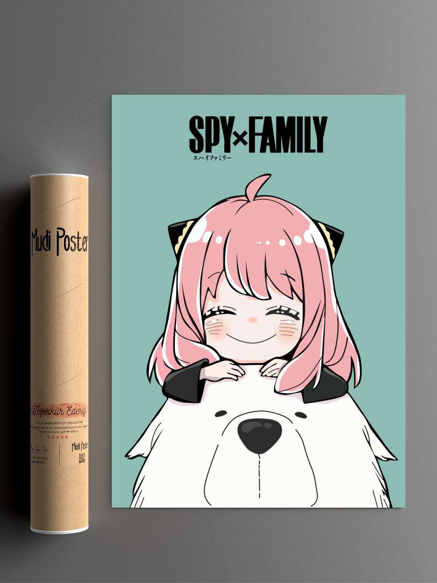 Spy X Family Anya Forger Anime Poster Çerçevesiz Yüksek Kalite Anime Duvar Poster