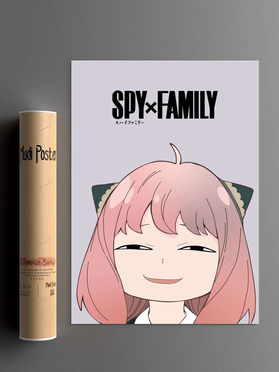 Spy X Family Anya Forger Anime Poster Çerçevesiz Yüksek Kalite Anime Duvar Poster