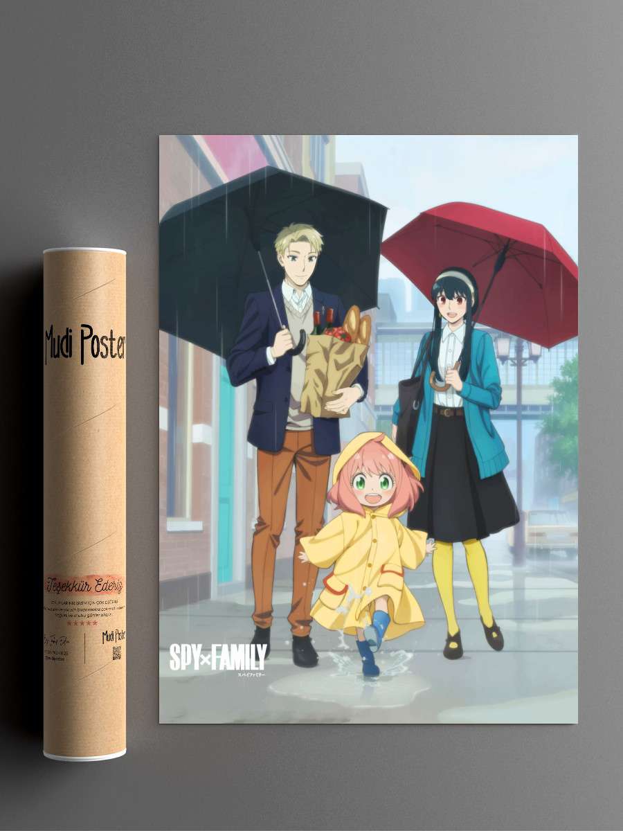 Spy x Family Anime Poster Çerçevesiz Yüksek Kalite Anime Duvar Poster