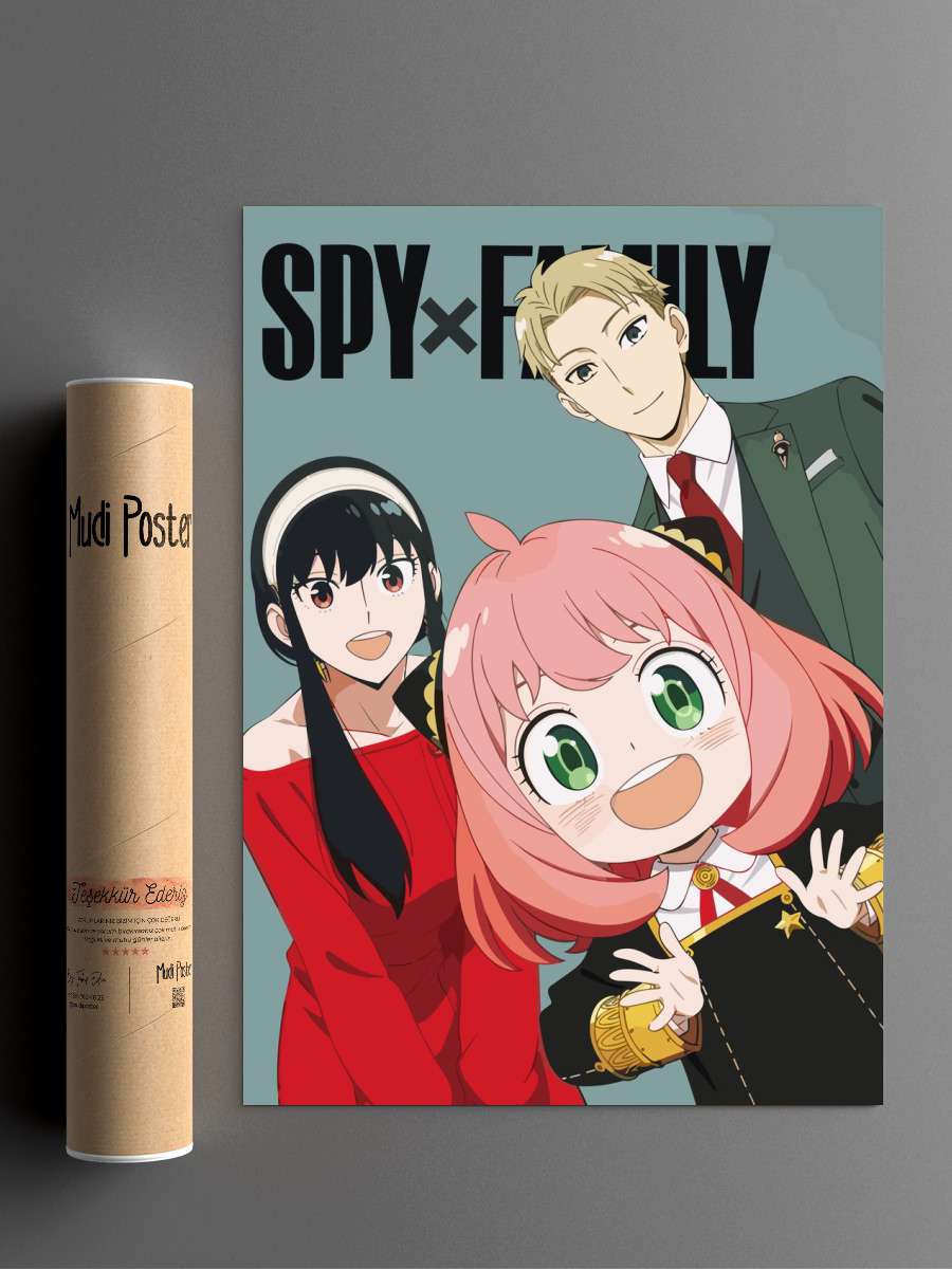 Spy X Family Anime Poster Çerçevesiz Yüksek Kalite Anime Duvar Poster
