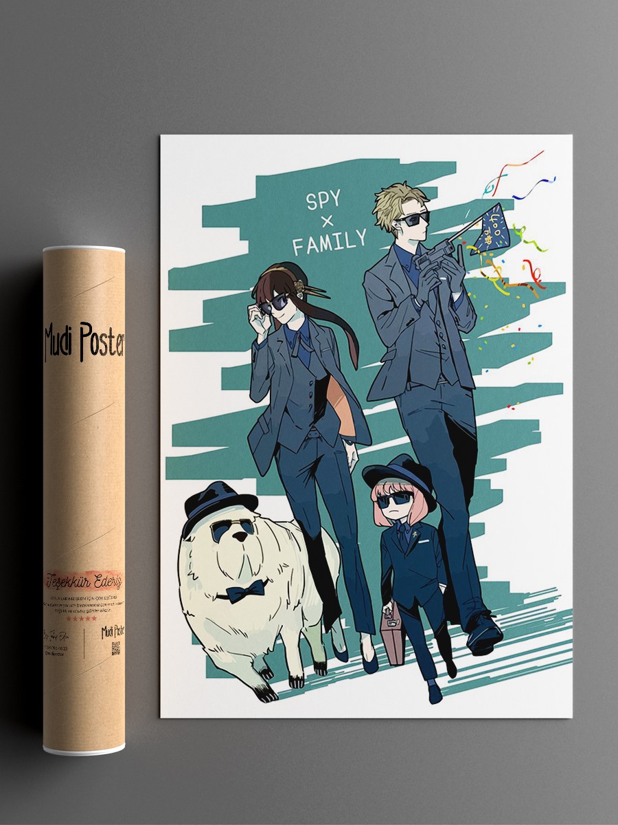 Spy x Family Anime Poster Çerçevesiz Yüksek Kalite Anime Duvar Poster