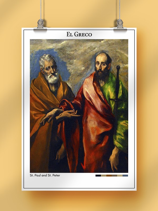El Greco St. Paul and St. Peter Poster