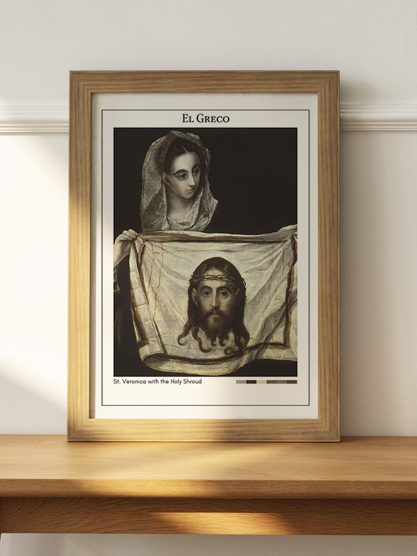 El Greco St. Veronica with the Holy Shroud Poster