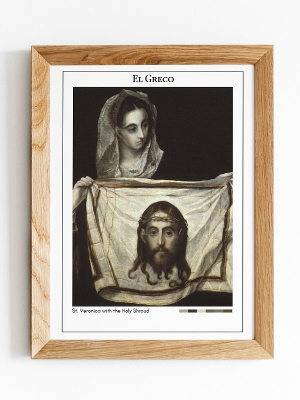 El Greco St. Veronica with the Holy Shroud Poster