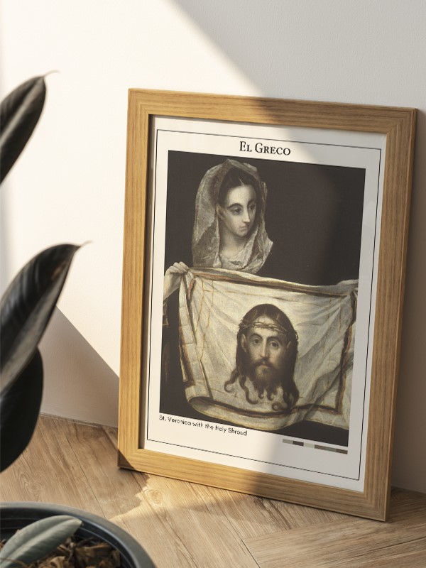 El Greco St. Veronica with the Holy Shroud Poster