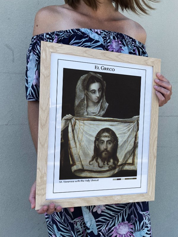 El Greco St. Veronica with the Holy Shroud Poster