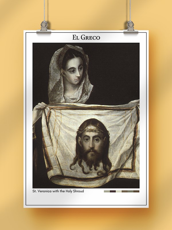 El Greco St. Veronica with the Holy Shroud Poster
