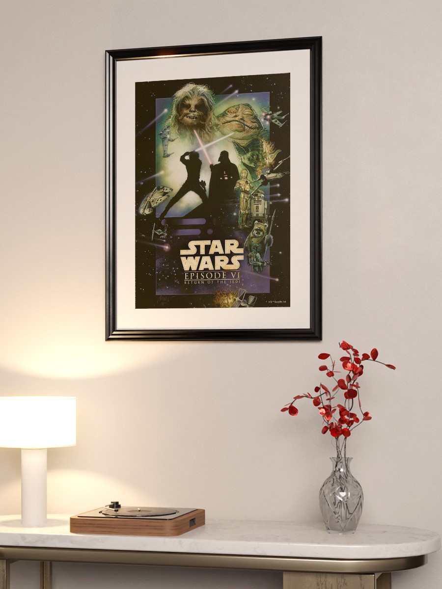 Star Wars Episode VI: Return of the Jedi Poster, Çerçevesiz Tv Film Poster