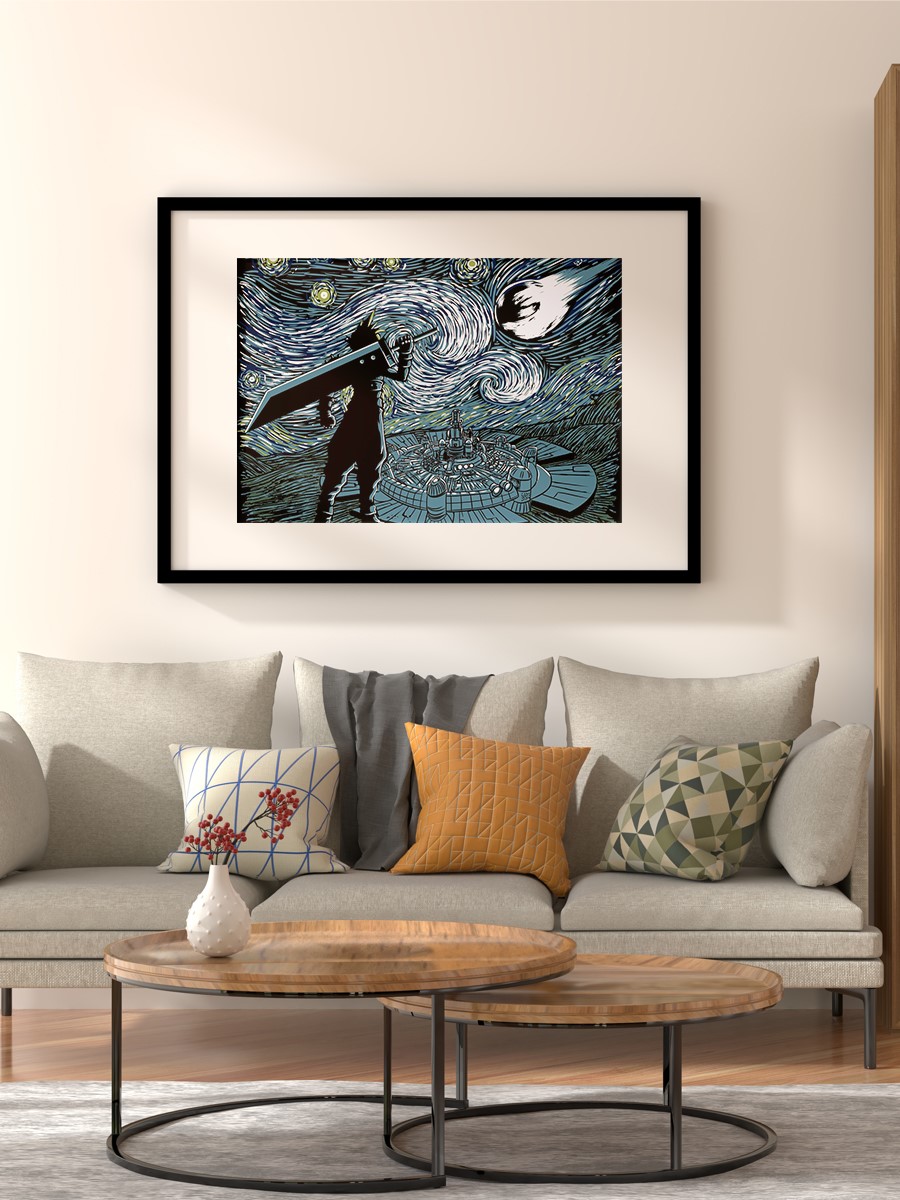 Starry Fantasy Anime Poster Çerçevesiz Yüksek Kalite Anime Duvar Poster