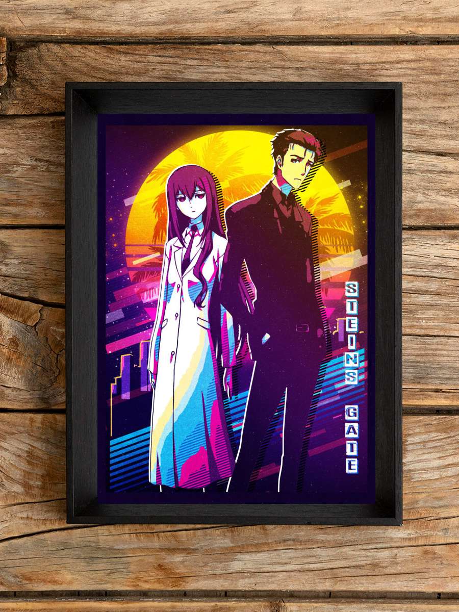 Stein Gate retro Anime Poster Çerçevesiz Yüksek Kalite Anime Duvar Poster