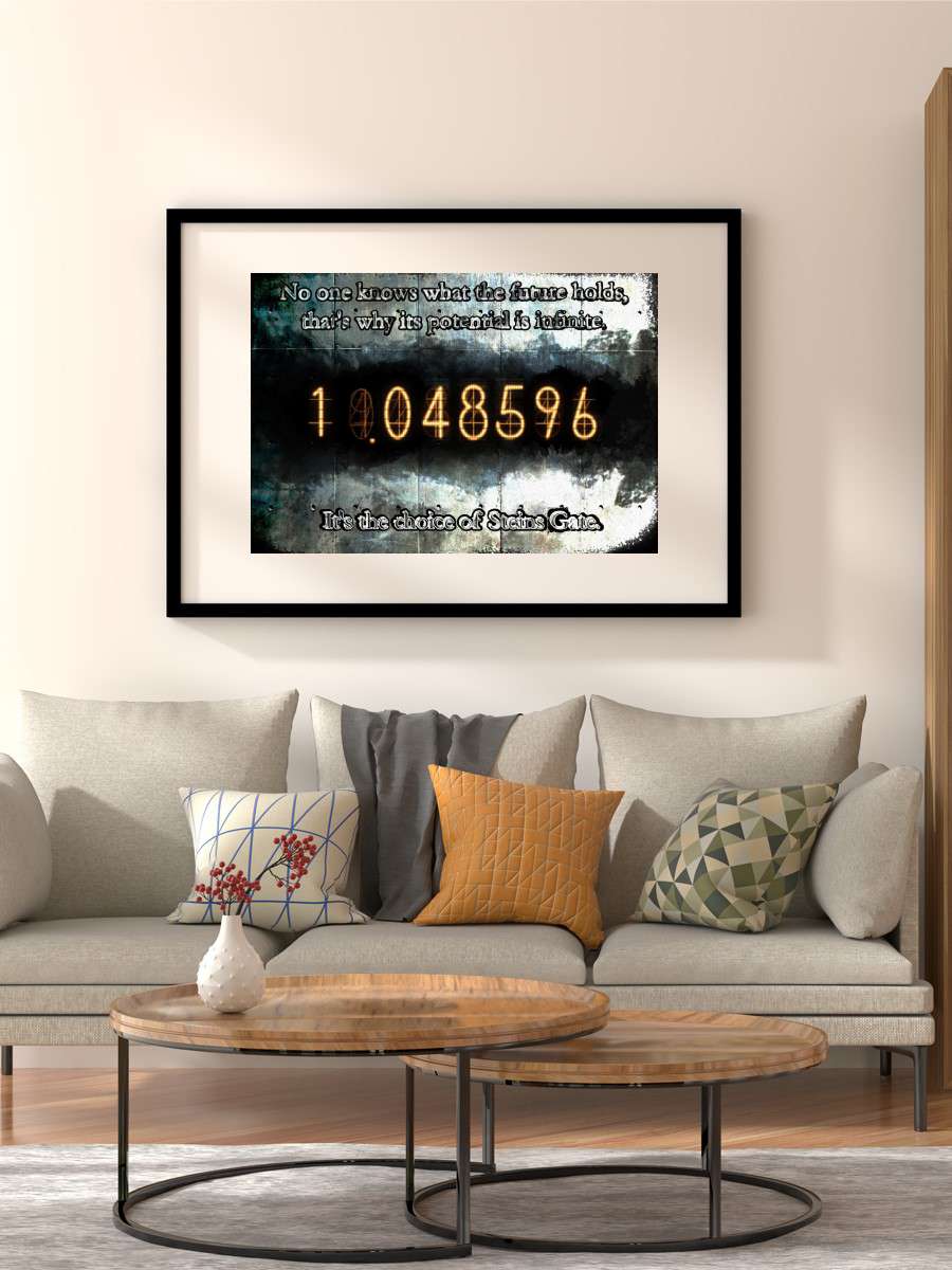 Steins Gate Anime Poster Çerçevesiz Yüksek Kalite Anime Duvar Poster