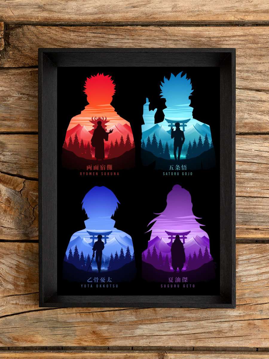 Strongest Sorcerer Jujutsu Anime Poster Çerçevesiz Yüksek Kalite Anime Duvar Poster