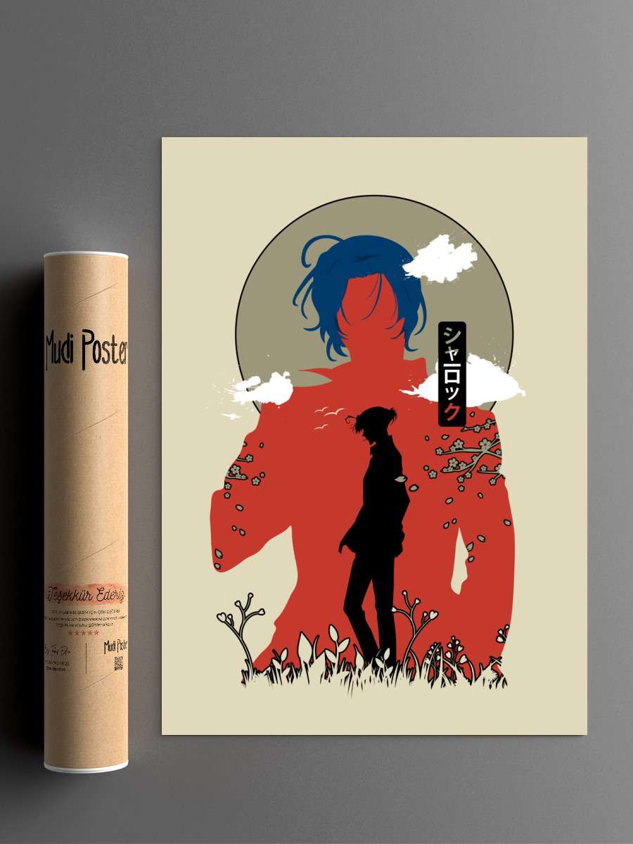 Sugiyo Sherlock Anime Poster Çerçevesiz Yüksek Kalite Anime Duvar Poster