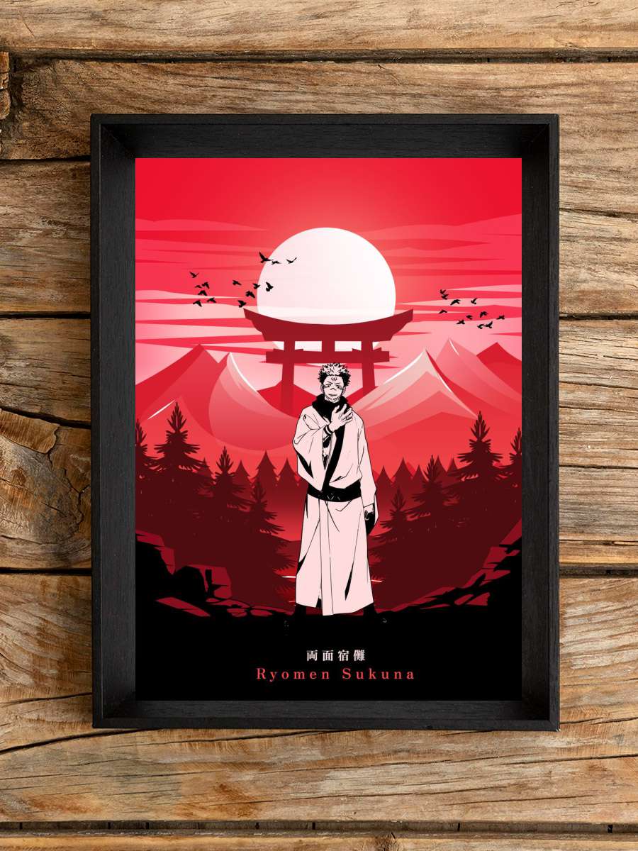 Sukuna Jujustu kaisen Anime Poster Çerçevesiz Yüksek Kalite Anime Duvar Poster