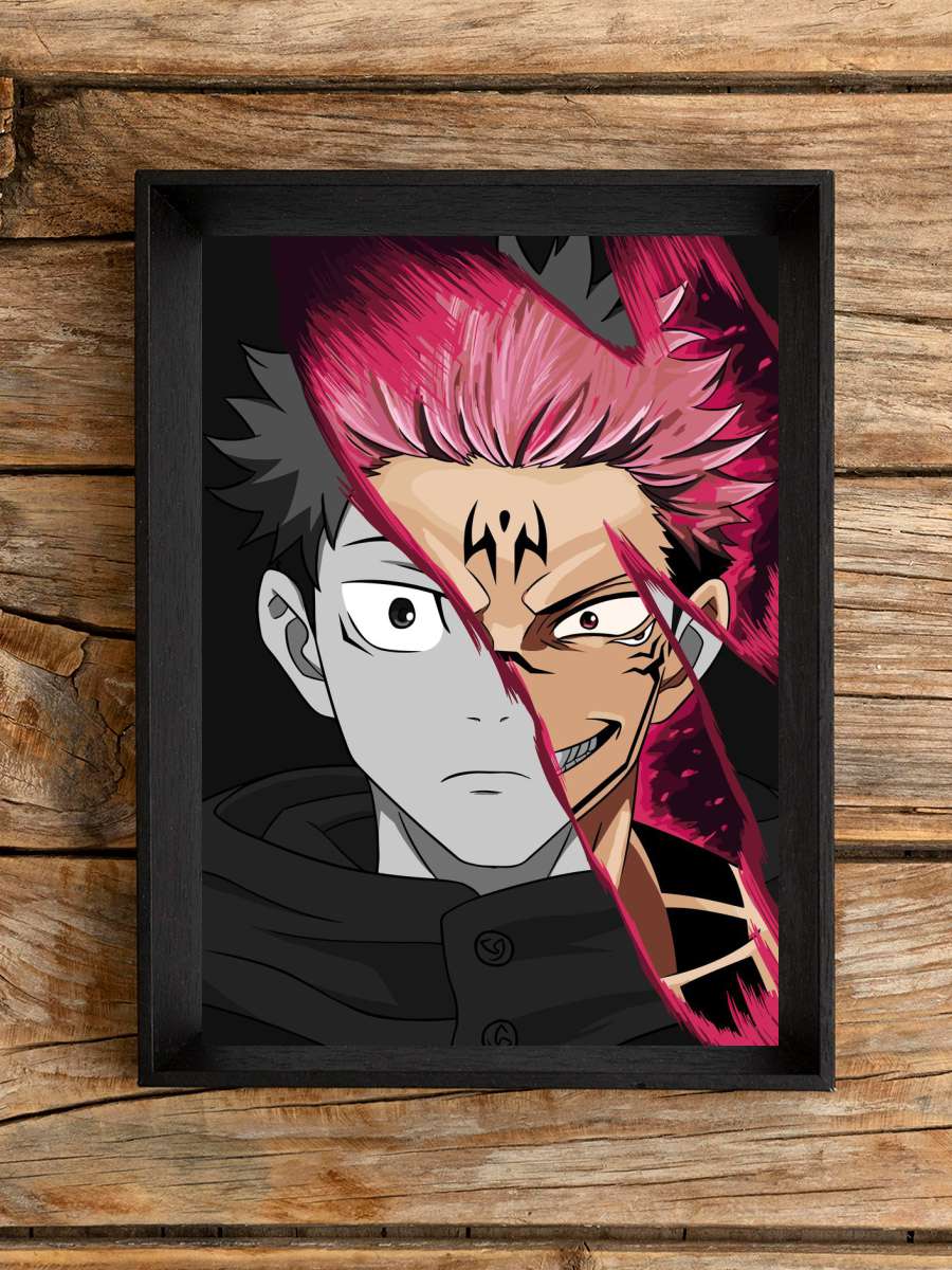 Sukuna Jujutsu Kaisen Anime Poster Çerçevesiz Yüksek Kalite Anime Duvar Poster