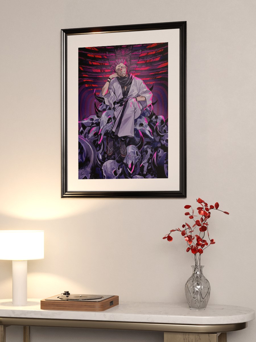 Sukuna Jujutsu Kaisen  Anime Poster Çerçevesiz Yüksek Kalite Anime Duvar Poster
