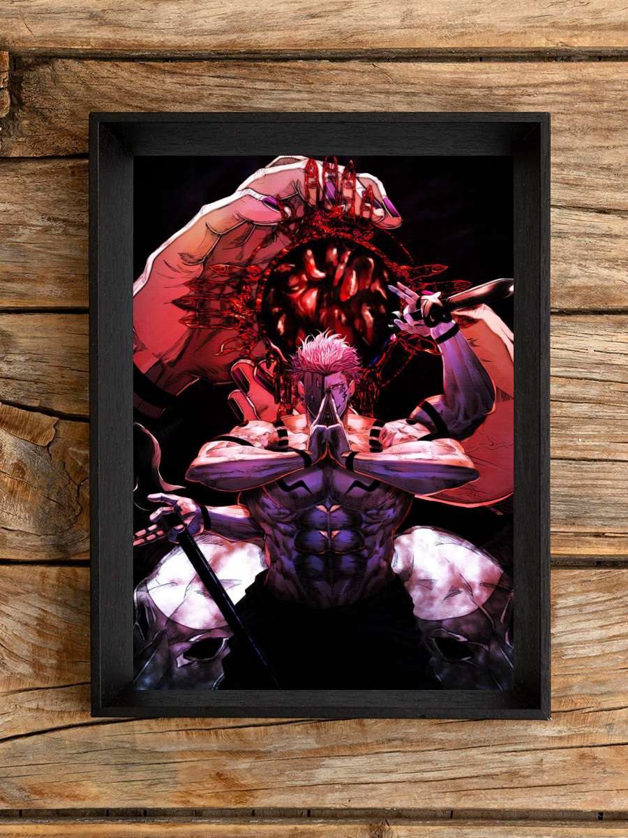 Sukuna Jujutsu Kaisen Anime Poster Çerçevesiz Yüksek Kalite Anime Duvar Poster