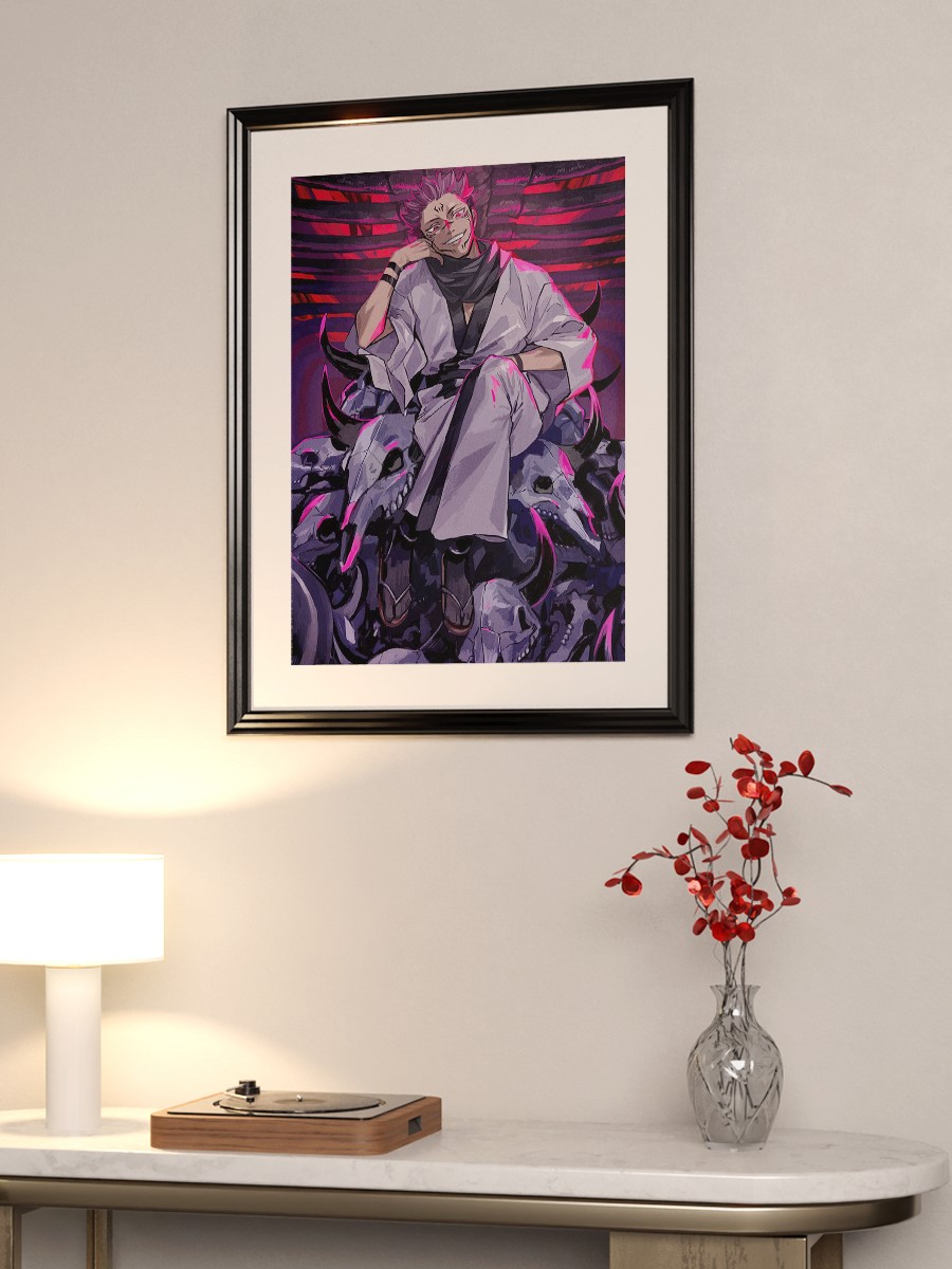 Sukuna Jujutsu Kaisen Anime Poster Çerçevesiz Yüksek Kalite Anime Duvar Poster