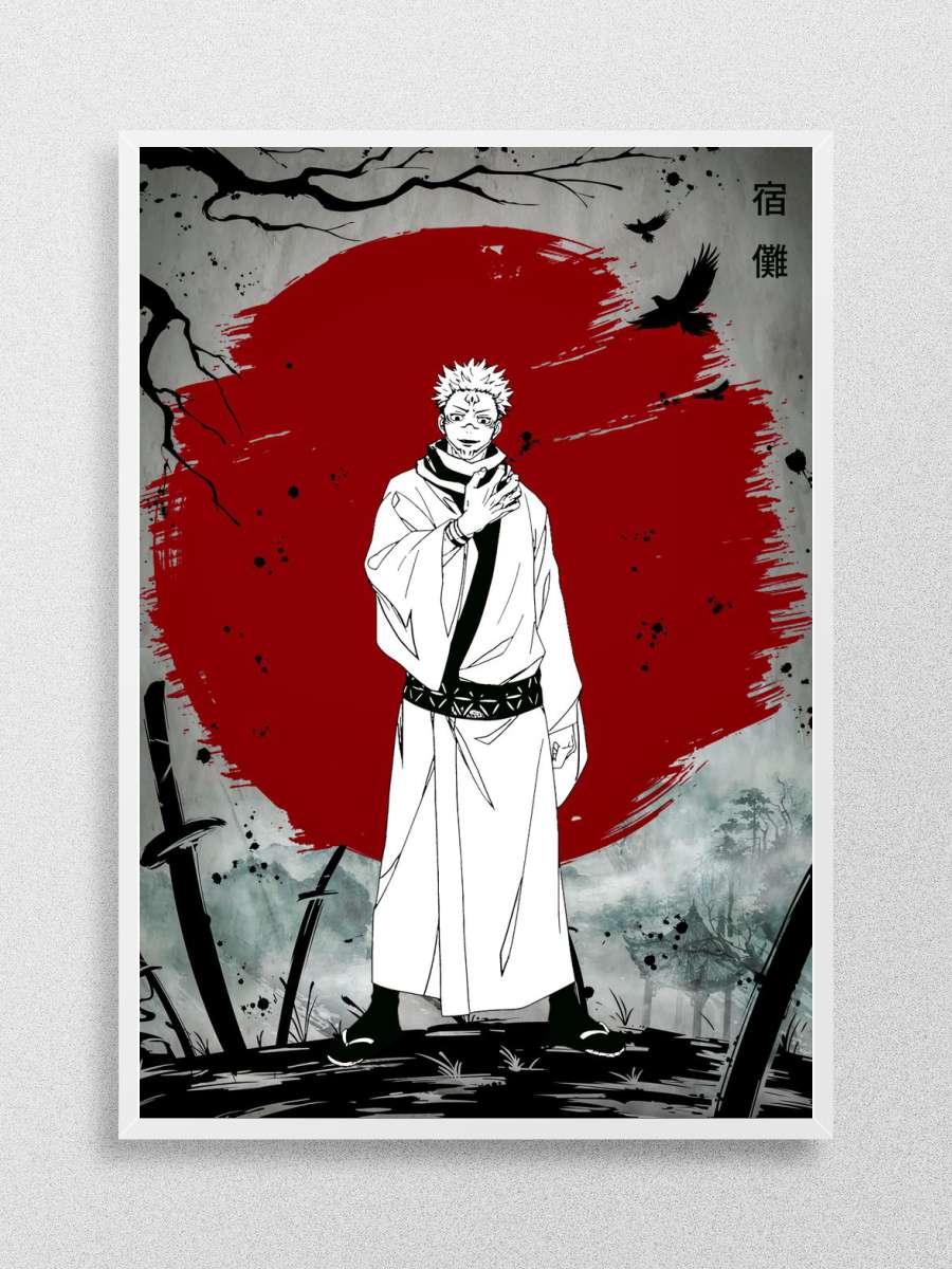 Sukuna Jujutsu Kaisen Anime Poster Çerçevesiz Yüksek Kalite Anime Duvar Poster
