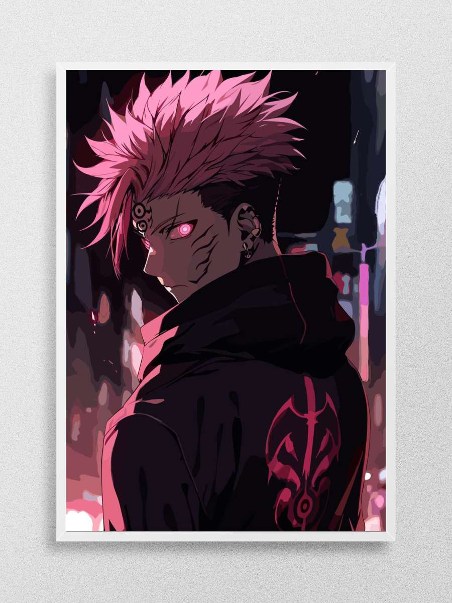 Sukuna Ryomen Anime Poster Çerçevesiz Yüksek Kalite Anime Duvar Poster