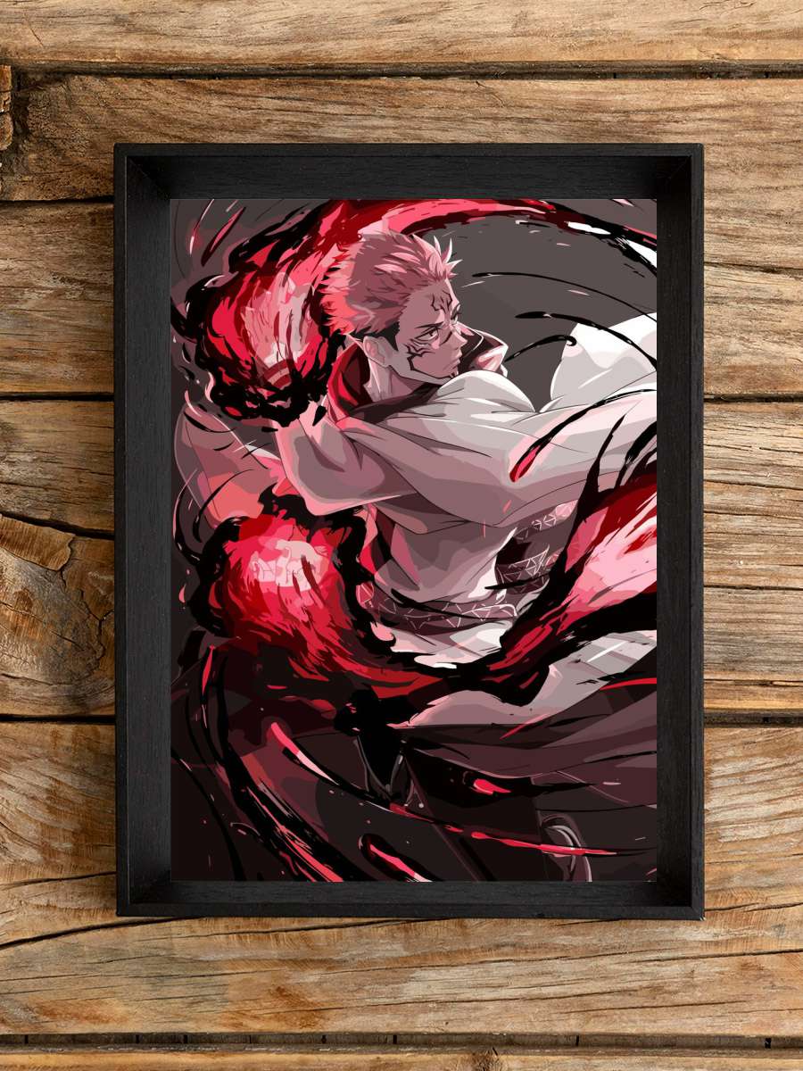 Sukuna Ryomen Anime Poster Çerçevesiz Yüksek Kalite Anime Duvar Poster