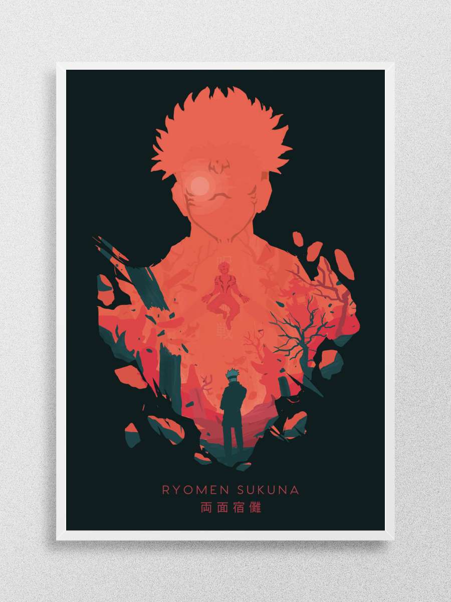 Sukuna Territory Anime Poster Çerçevesiz Yüksek Kalite Anime Duvar Poster