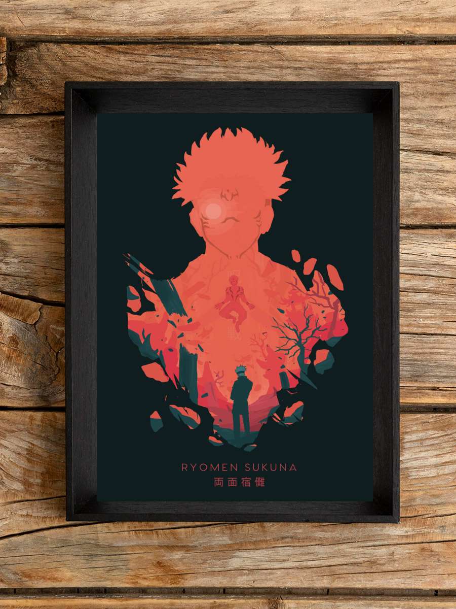 Sukuna Territory Anime Poster Çerçevesiz Yüksek Kalite Anime Duvar Poster