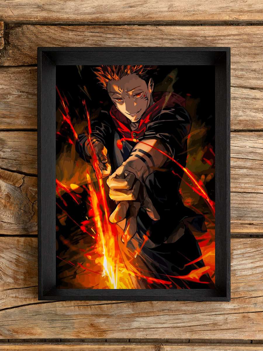 Sukuna Vessel Anime Poster Çerçevesiz Yüksek Kalite Anime Duvar Poster