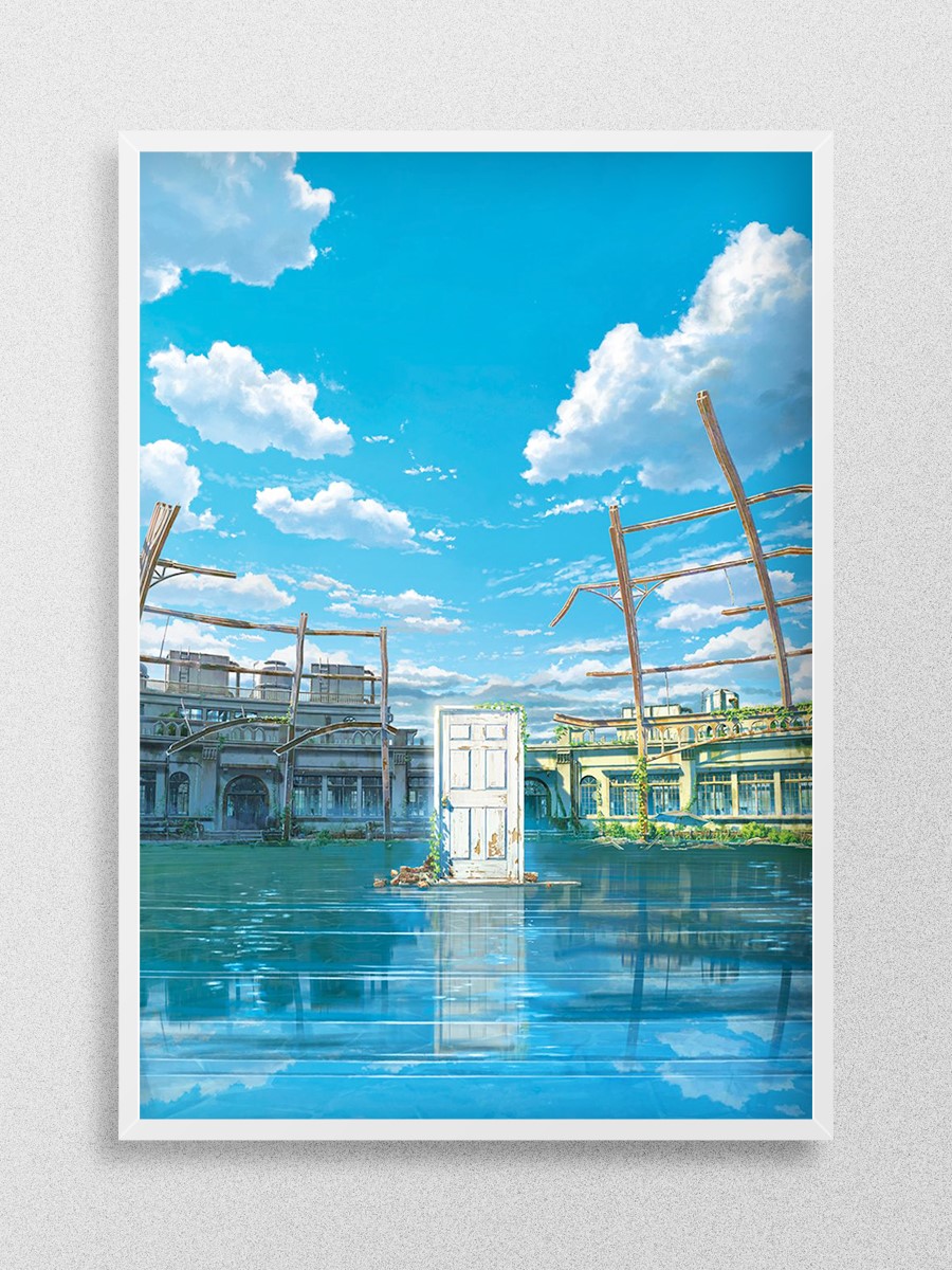 Suzume No Tojimari Anime Poster Çerçevesiz Yüksek Kalite Anime Duvar Poster
